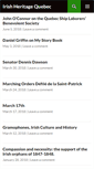 Mobile Screenshot of irishheritagequebec.net